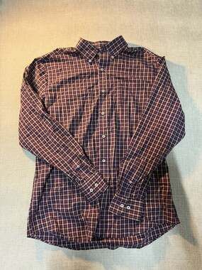 Southern Tide Men's Classic Fit Plaid Button Down Shirt Size L